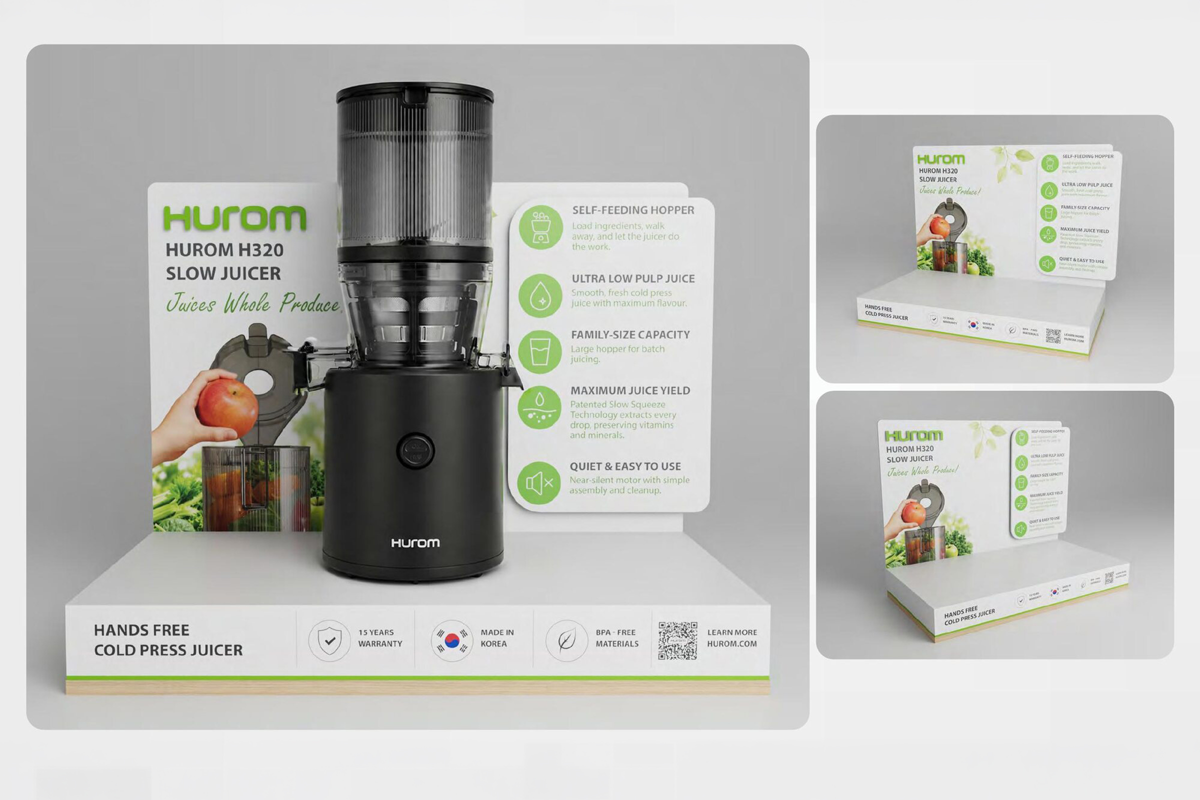 Hurom H320 display rendering